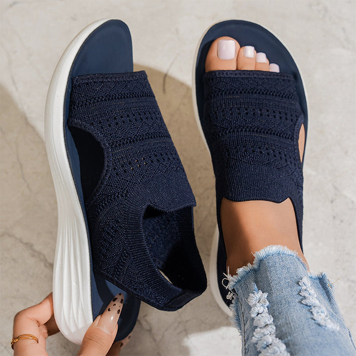 Anne™ | Sandali con piattaforma, in materiale traspirante per donne