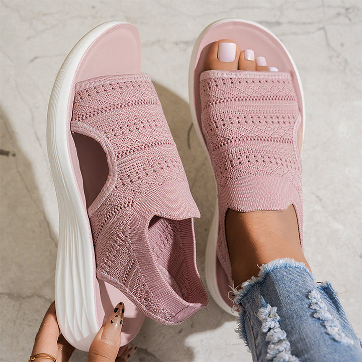 Anne™ | Sandali con piattaforma, in materiale traspirante per donne