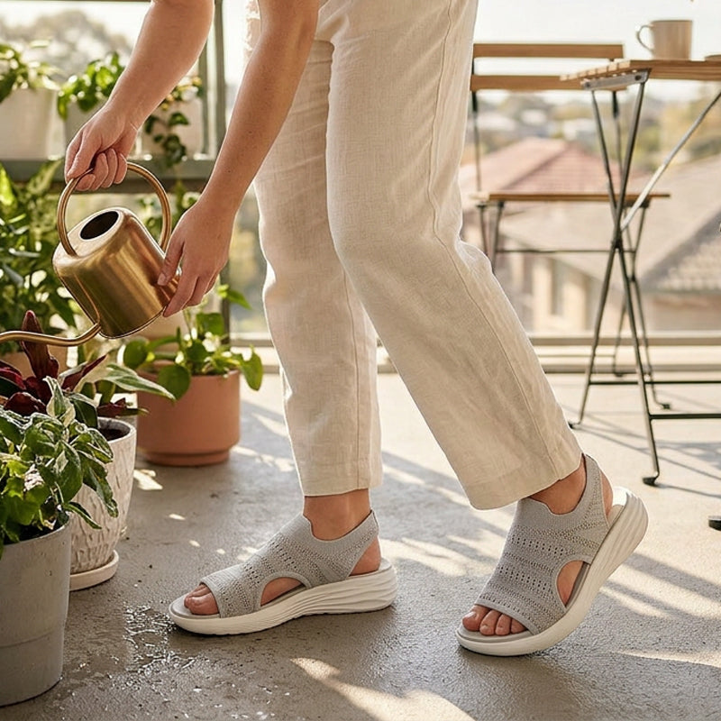 Anne™ | Sandali con piattaforma, in materiale traspirante per donne