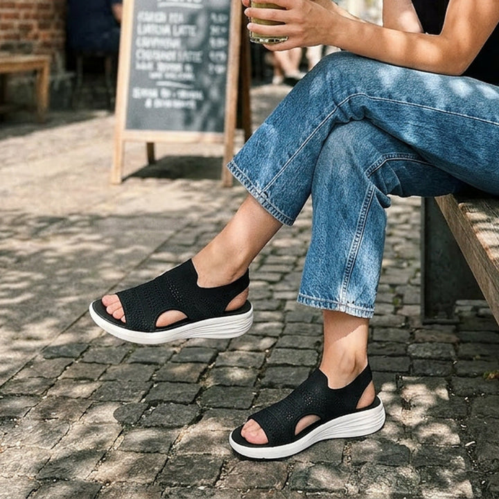 Anne™ | Sandali con piattaforma, in materiale traspirante per donne